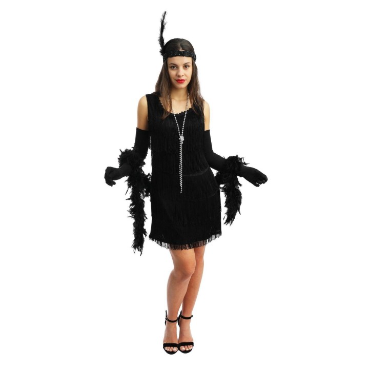 Costume adulte robe Charleston noir – déguisement