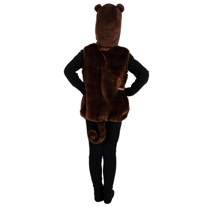 Costume enfant mixte singe combinaison à capuche – Déguisement
