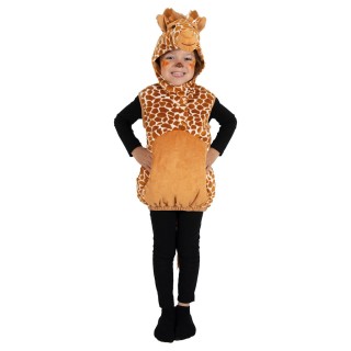 Costume enfant mixte girafe combinaison à capuche – Déguisement
