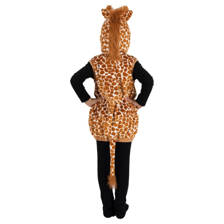 Costume enfant mixte girafe combinaison à capuche – Déguisement