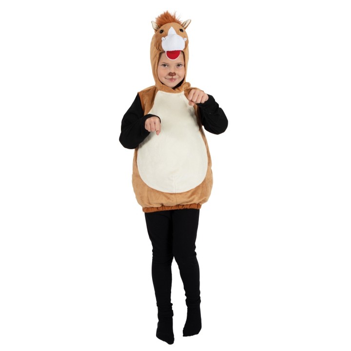 Costume enfant mixte de poney combinaison à capuche – Déguisement