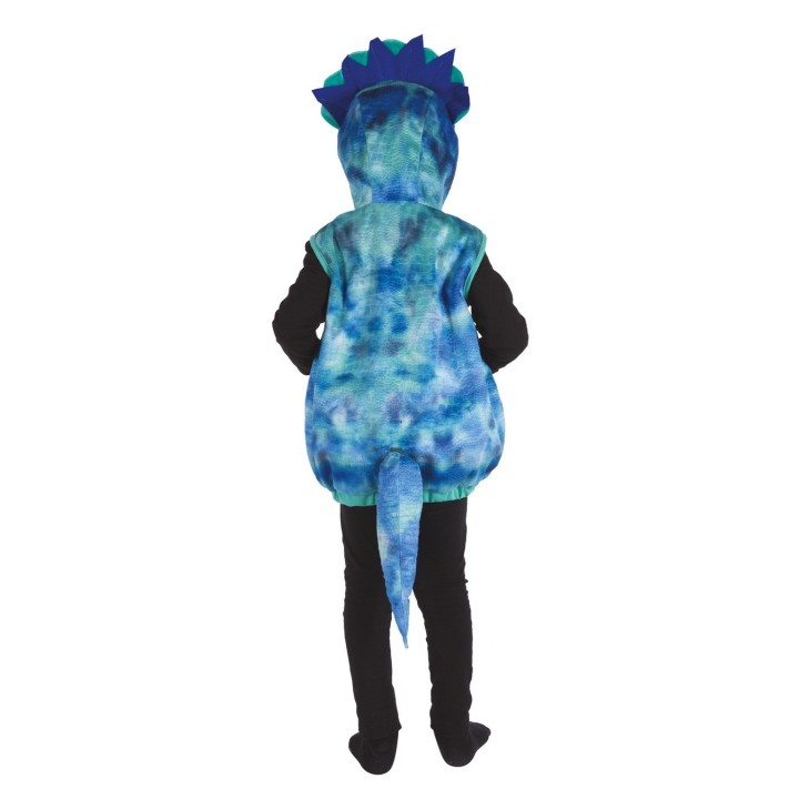 Costume enfant mixte de Dino bleu combinaison à capuche – Déguisement