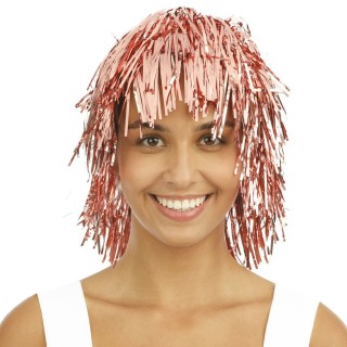 Perruque disco rose gold – Accessoire déguisement