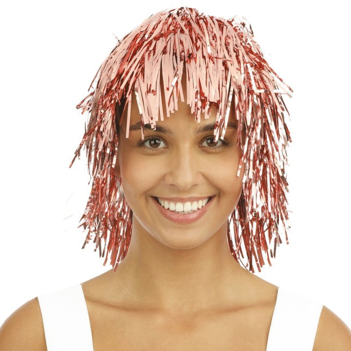 Perruque disco rose gold – Accessoire déguisement