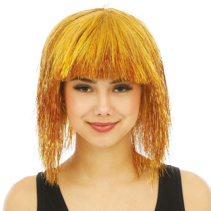 Perruque disco luxe or – Accessoire déguisement
