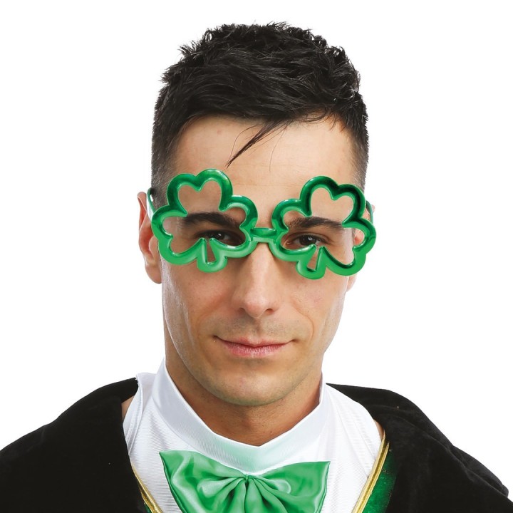 Lunettes Saint-Patrick trèfles – Accessoire fête