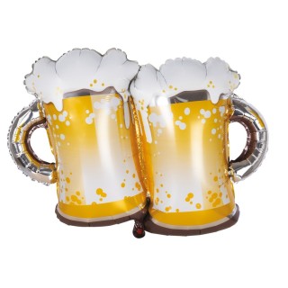 Ballon alu chope de bière Saint-Patrick – Décoration fête