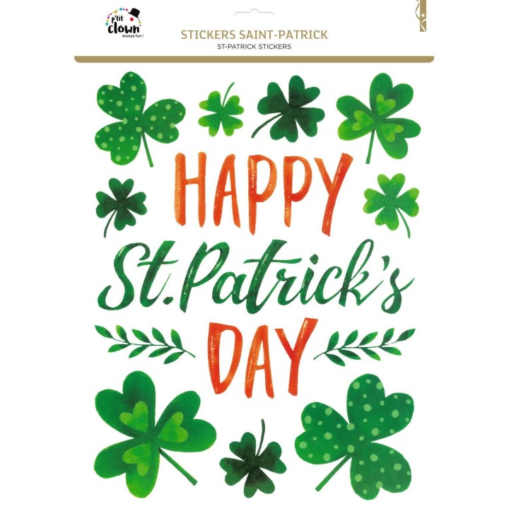 Décoration fenêtre Saint-Patrick – Décoration fête