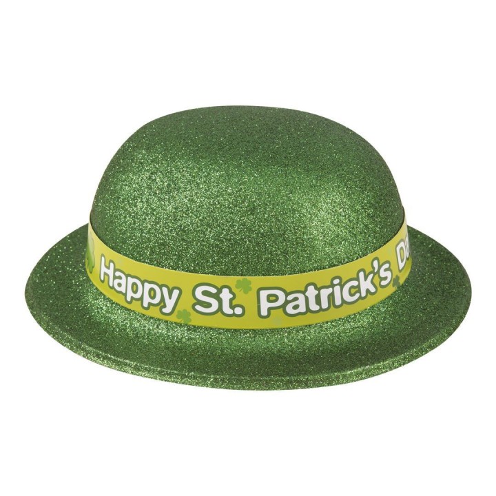 Chapeau melon pailleté vert – Accessoire déguisement