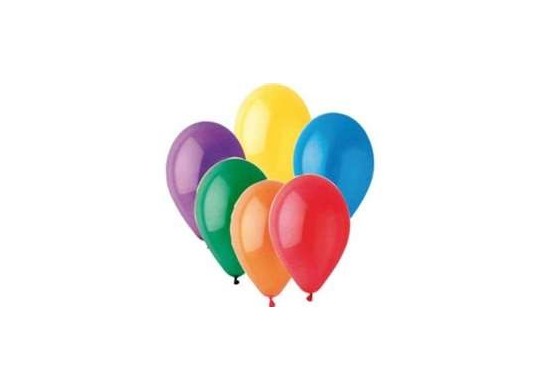 Ballon multicolore - Décoration de salle - Ballon 30cm