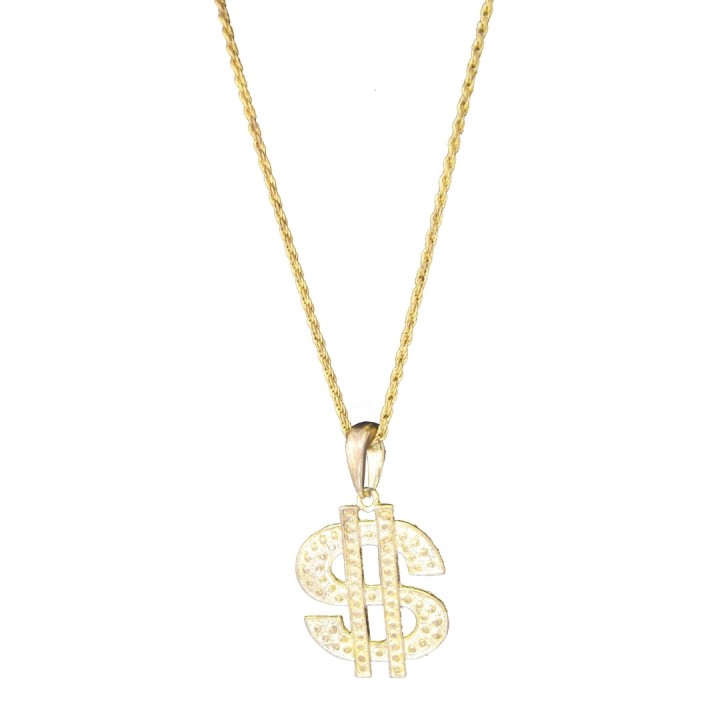 Collier dollar – Accessoire déguisement