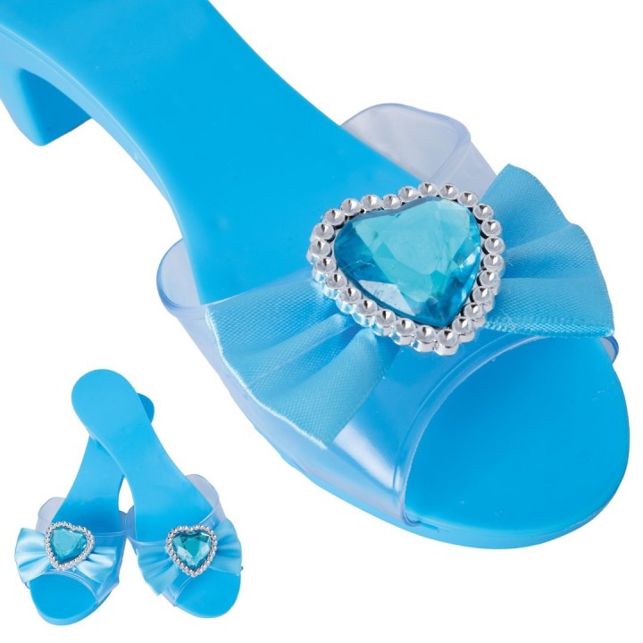 Chaussures de princesse bleues enfant – Accessoire déguisement