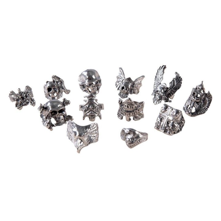 Bague biker – Accessoire déguisement rock