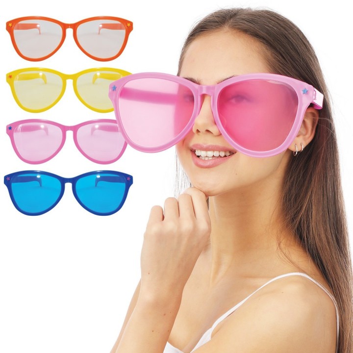 Lunettes plastique géantes – Accessoires déguisement