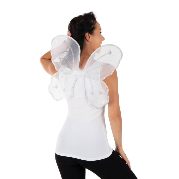 Ailes de papillon blanches – Accessoire déguisement