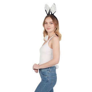 Set lapin noir - Accessoires déguisement