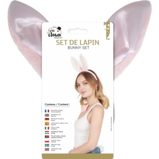 Set lapin rose - Accessoires déguisement