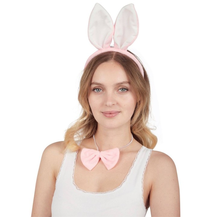 Set lapin rose - Accessoires déguisement
