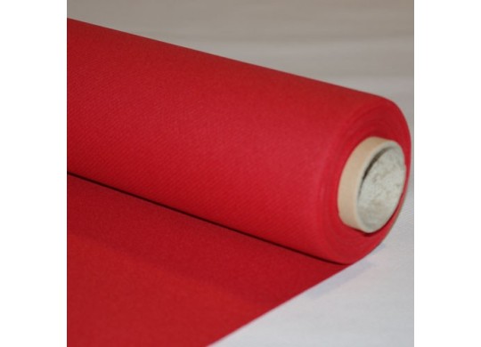 Chemin de table intissé rouge 40cmx25m - Décoration de table