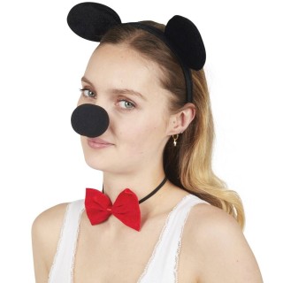 Set souris noir - Accessoires déguisement