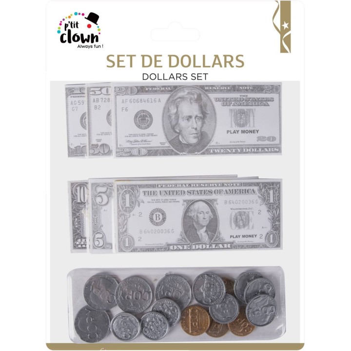 Set de dollars - Accessoire déguisement