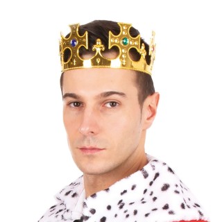 Couronne de roi or - Accessoire déguisement