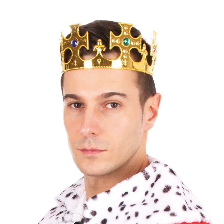 Couronne de roi or - Accessoire déguisement