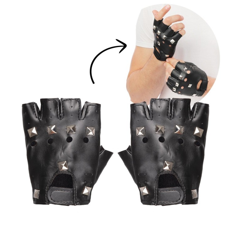 Gants punk - Accessoire déguisement