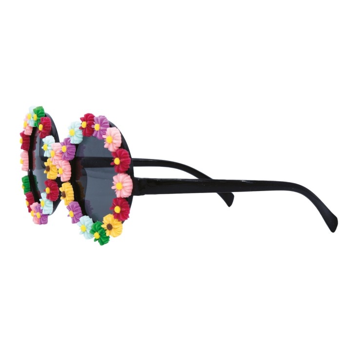 Lunettes fleurs multicolores - Accessoire