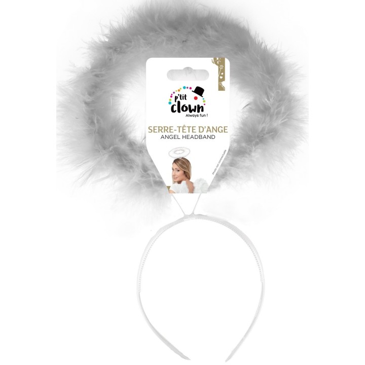 Serre-tête halo ange blanc - Accessoire déguisement