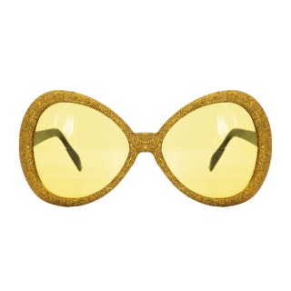 Lunettes mouches or paillette - Accessoire déguisement