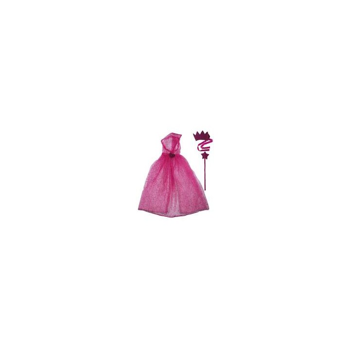 Set enfant princesse rose- Accessoires déguisement