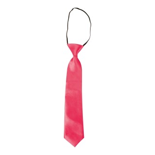 Cravate rose fluo - Accessoire déguisement