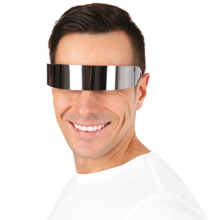 Lunettes futuriste argent - Accessoires