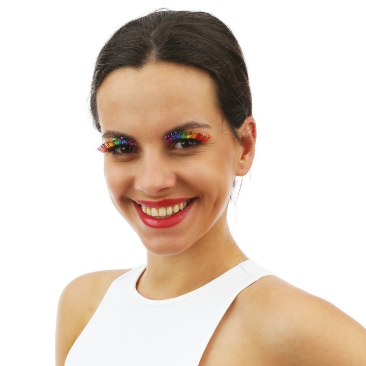 Faux cils multicolores - Accessoires