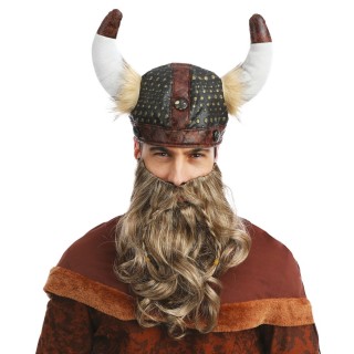 Barbe viking blond - Accessoires déguisement
