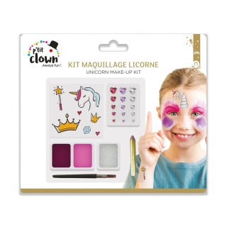 Kit maquillage enfant licorne - Accessoires déguisement
