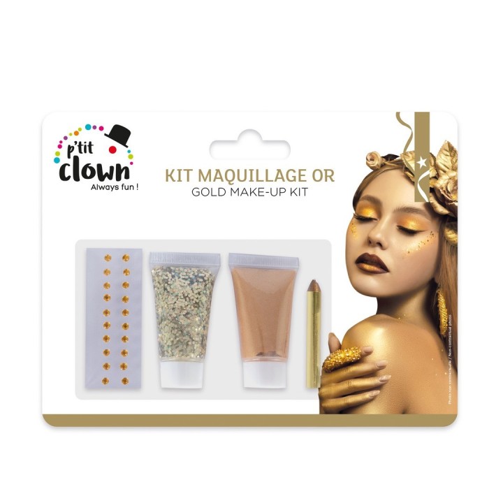 Kit maquillage or - Accessoires maquillage
