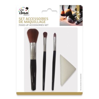 Set maquillage pinceaux et éponge - Accessoires maquillage