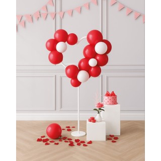 Support à ballons cœur 165 cm - Décoration festive