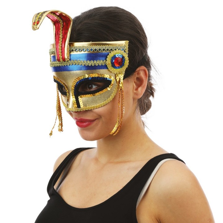 Demi‑masque pharaon - Masque fête