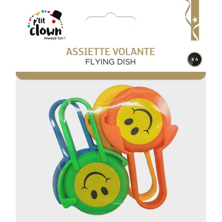 Jouet pinata assiette volante x4 - Jeux fête