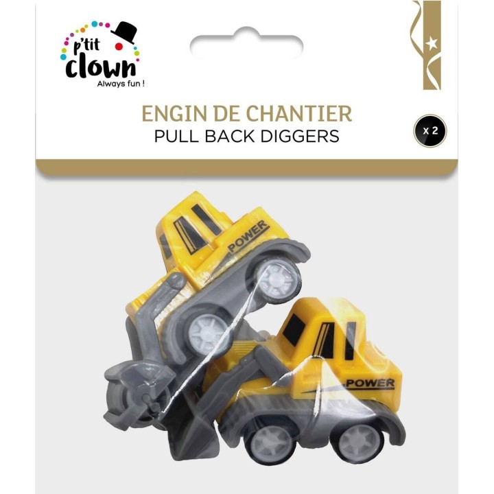 Jouet pinata engin de chantier x2 - Jeux fête