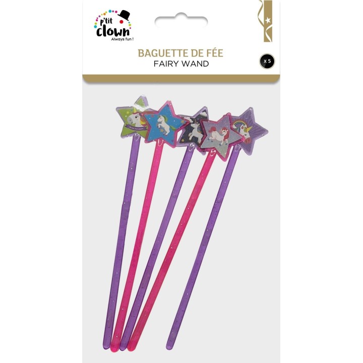 Jouet pinata baguette de fée x5 - Jeux fête