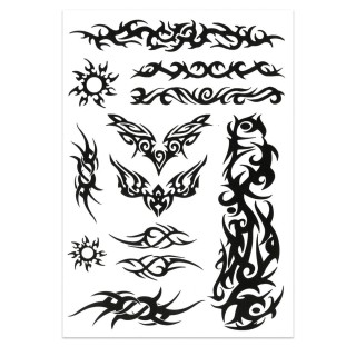 Tatouage tribal - Accessoires fête