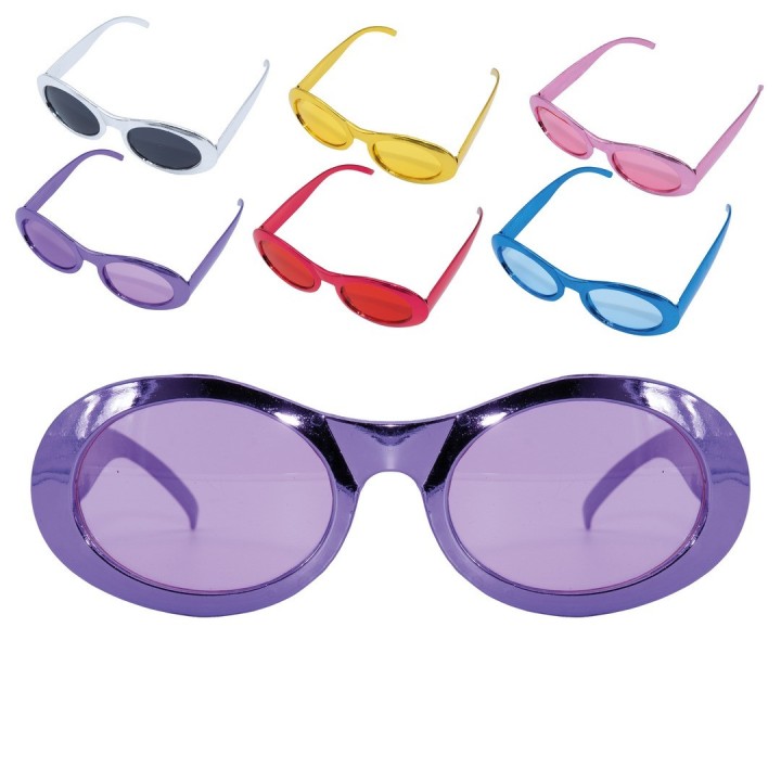 Lunettes rondes disco - Accessoire fête