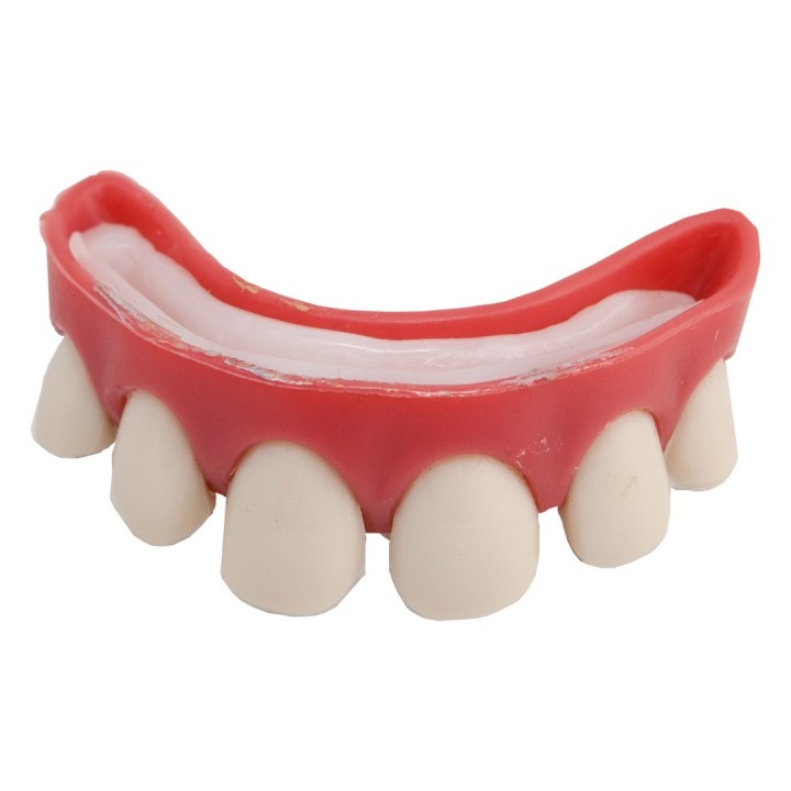 Dentier dents écartées avec pâte - Accessoire comique
