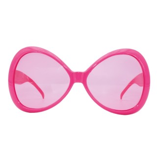 Lunettes plastique mouche GM rose - Accessoire fête