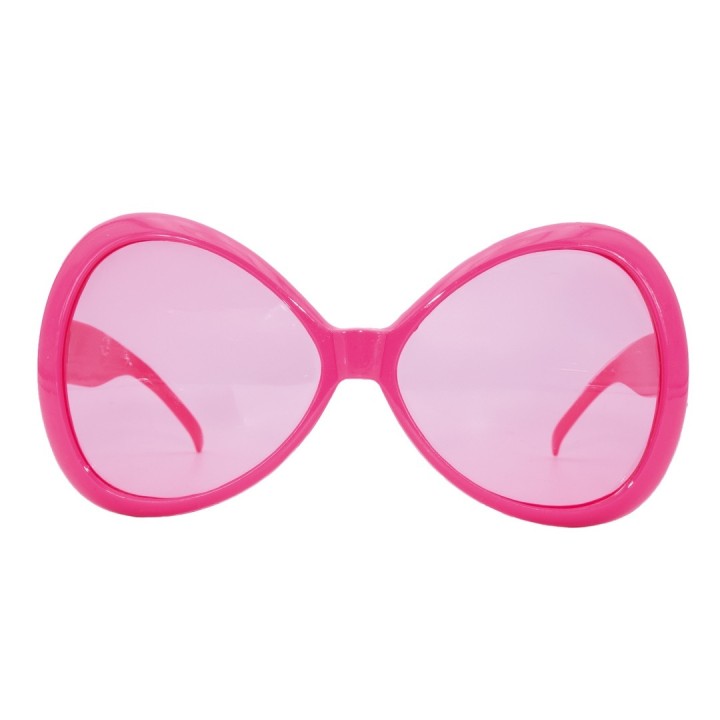 Lunettes plastique mouche GM rose - Accessoire fête