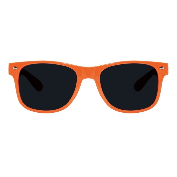 Lunettes plastique style Rayban orange - Accessoire fête